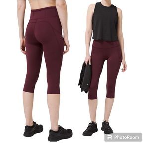 Lululemon | Fast and Free High-Rise Crop II Non-Reflective Nulux